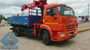 Бортовой автомобиль КАМАЗ-43253 с КМУ Kanglim 1056
