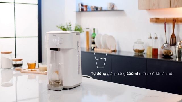 Bình đun nước giữ nhiệt pha sữa thông minh - SMART 2 - FB3817NT | Máy đun và làm ấm nước | FATZBABY
