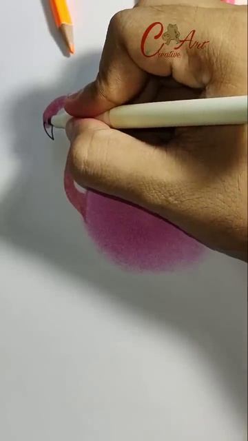 Pink Flamingo Easy To Draw 🦩🦩#shorts #drawing #satisfying смотреть онлайн