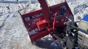 Снегоротор (шнекортор) японский фронтальный- Front snowblower STAR