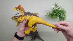 Обзор Динозавров Jurassic world, Трицератопс Криолозав Паразауролоф.