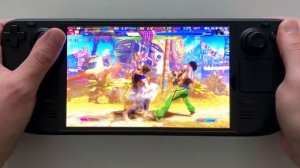 Street Fighter 6 Steam Deck OLED Performance, Steam OS 3.7 Capcom Street Fighter 6 Gameplay Setting