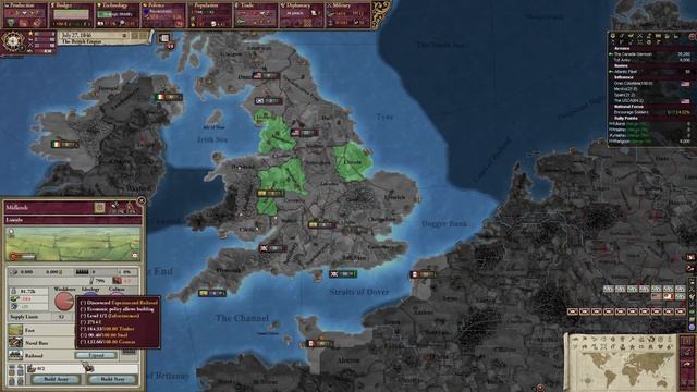 Napoleon's Legacy Vic2 - British Empire Ep.4 - Britain Together || Vic2 Napoleons Legacy Let's Play смотреть онлайн