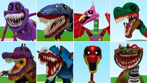 Я играл в игру DeathMatch с игрушкой All Nightmare Dino Pianosaurus Poppy Playtime 4 в Garry's Mod!