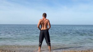 Утро! Море! Солнце! Пляж! #турник #воркаут #sports #калистеника