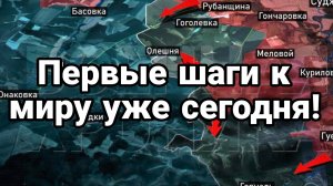 Первые шаги к Миру уже сегодня