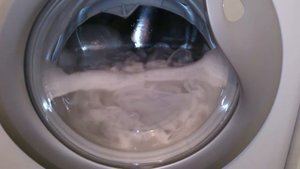 Candy GrandO Plus GO4 1274 LH washing machine - Tende / Curtains wash