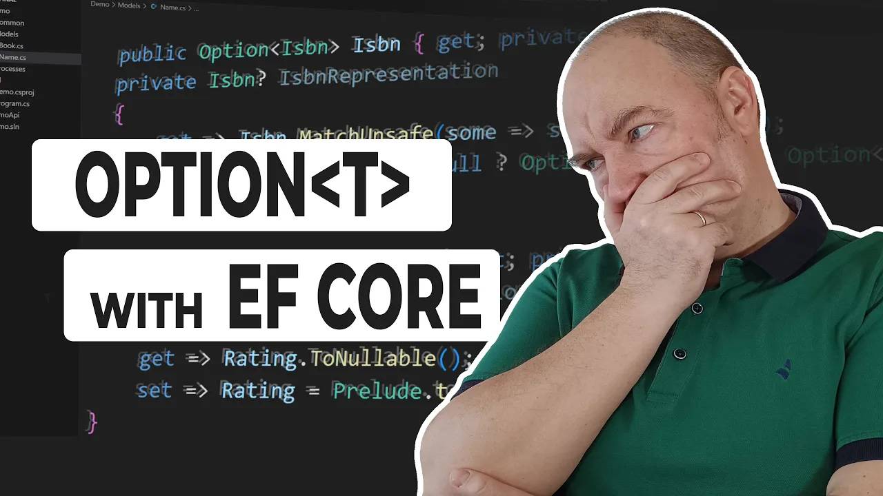 Here Is How I Configure the Option Mapping Using EF Core