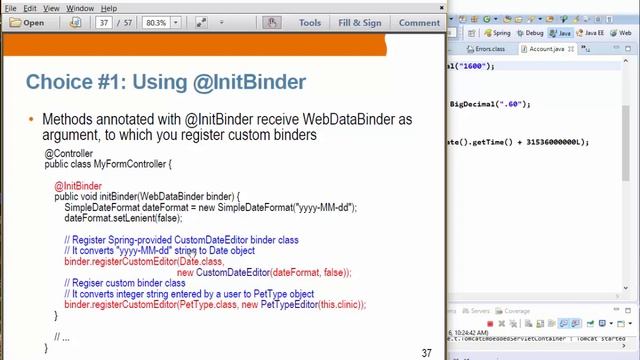 Spring 4 MVC Form handling Data binding