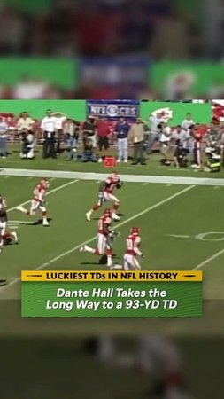 LUCKIEST TOUCHDOWNS In NFL History: Dante Hall takes the long way to a 93 Yard TD