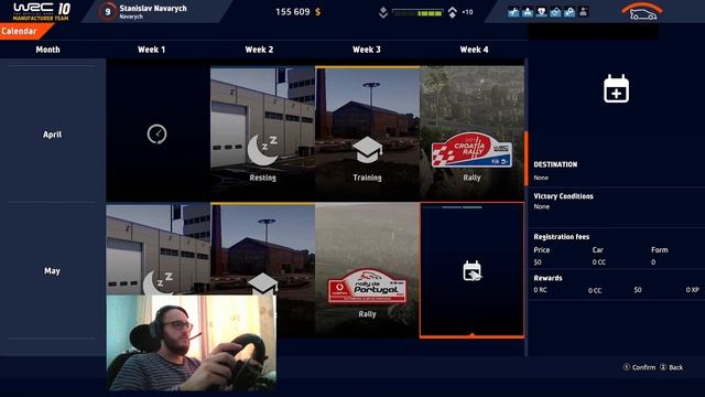 WRC 10. Прощание с Португалией и 180 в грозу на фиесте. смотреть онлайн