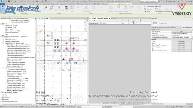 [Курс «Слаботочные сети»] Кабели как цепи. Кабельный журнал смотреть онлайн