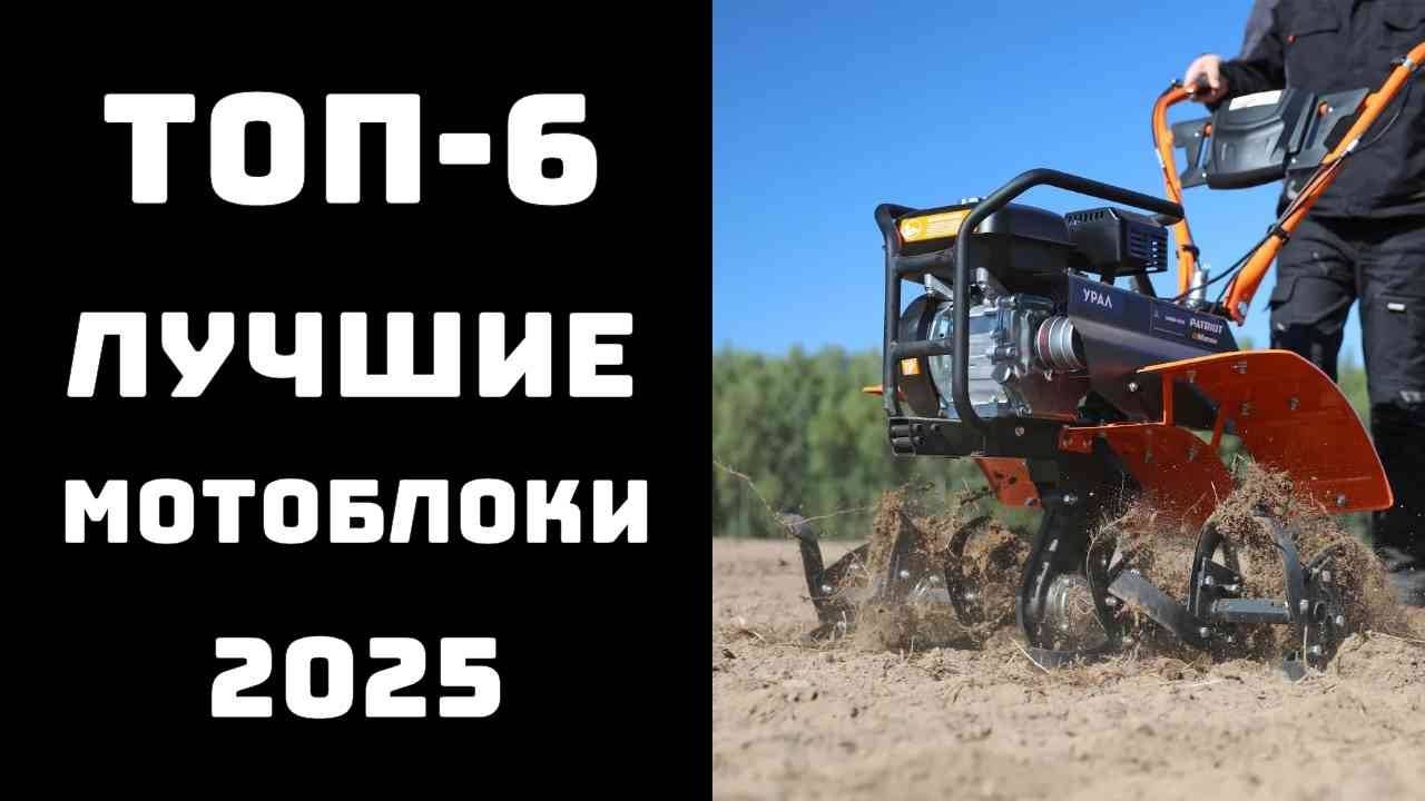 Лучшие мотоблоки 2025 года ТОП-6.  Мотоблоки для дачи и огорода. Купить мотоблок недорого!