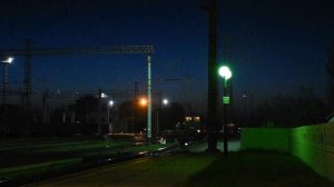 Смена сплотки локомотивов ТЭП70-0156 и секция 2ТЭ10УТ-0072 на ЧС2-544 по ст.Апостолово