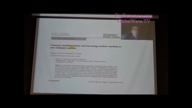 «Холодный Ядерный Синтез и Шаровая Молния» Семинар в РУДН - 29.12.2016 - Глобальная Волна