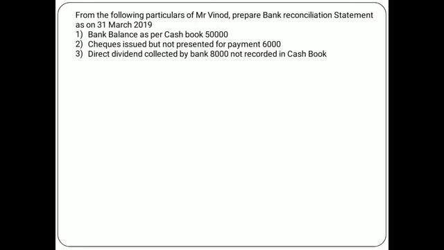 ||Bank Reconciliation Statement|| смотреть онлайн
