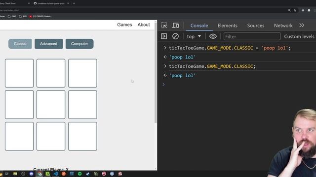Mini Game Project: Elevating Tic Tac Toe with Game Modes & AI Logic - Part 07