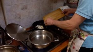 щука жареная с овощами