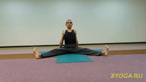 Активация тазобедренных суставов сидя ноги широко / Activation of hip flexors sitting with legs wide