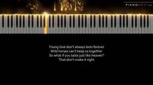 Lana Del Rey - Watercolor Eyes - LOWER Key (Piano Karaoke Instrumental)