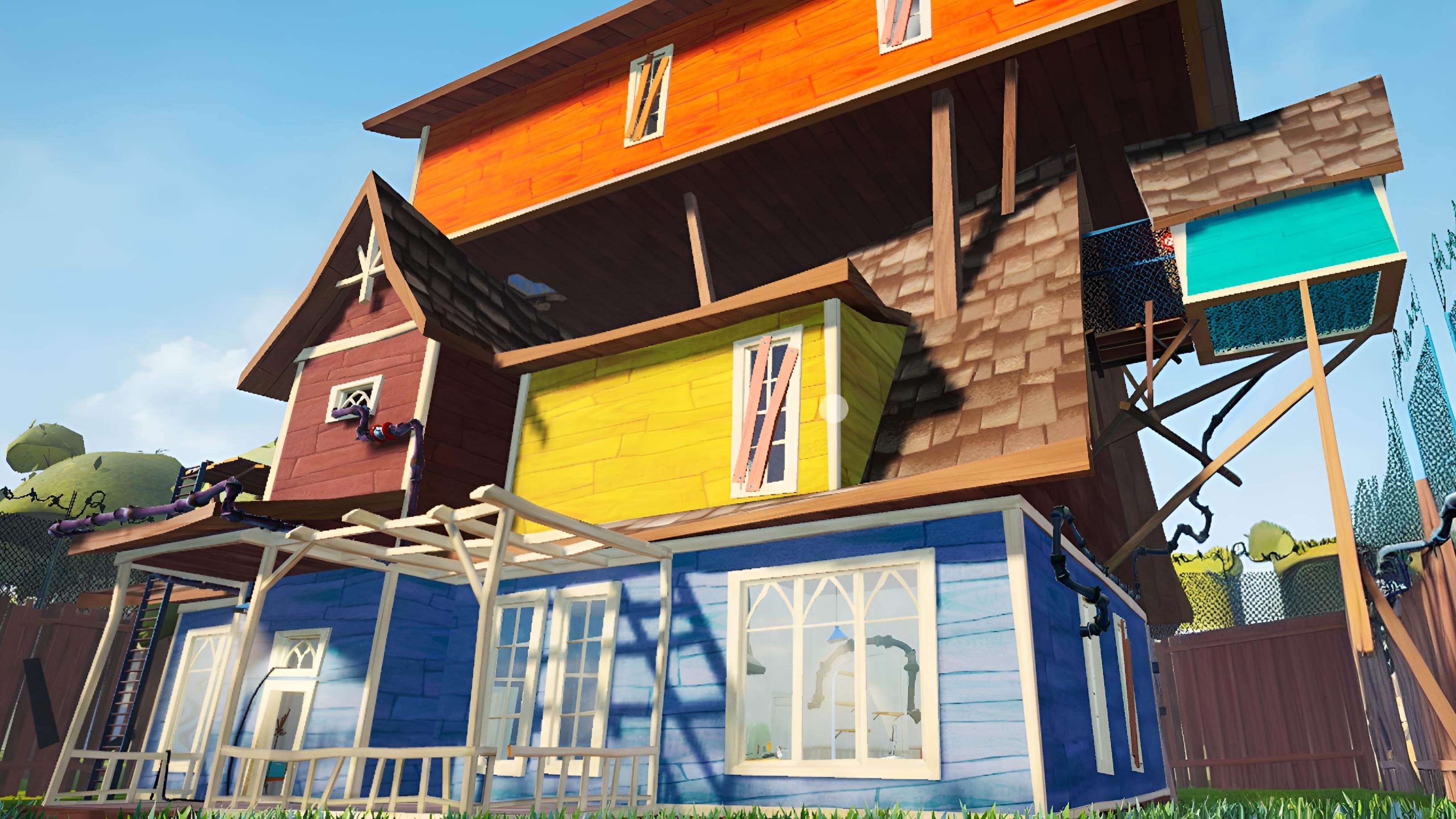 Прохождение привет сосед акт 2 Hello Neighbor смотреть онлайн