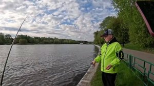 Рыбалка на Москва-река, район Строгино, май 2024г.