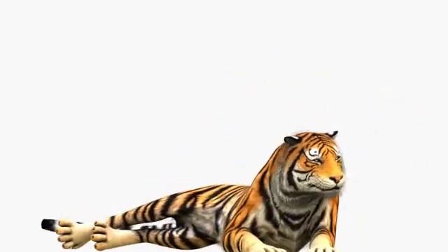Tiger Rigged and Animated 3D Model смотреть онлайн