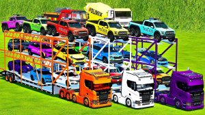 Машинки летают и прыгают! Развивающие мультики Машины помощники. Мультфильмы про машинки