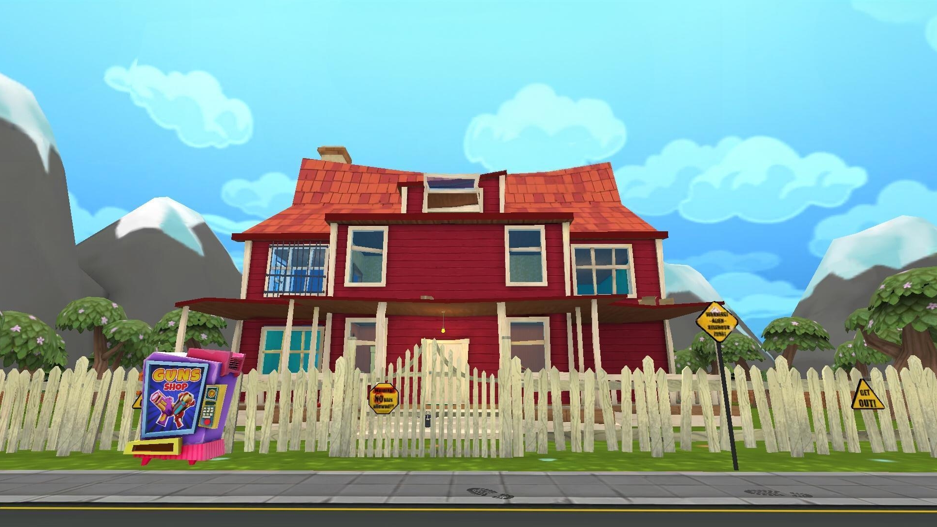 играю в пародию на привет сосед, первое задание Dark Riddle смотреть онлайн