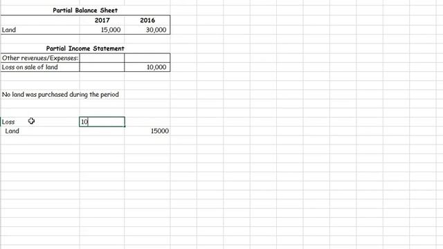 Calculating cash proceeds on sale of land for CF Statement смотреть онлайн
