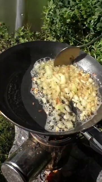 Mussels with Rice on the White Sea  - Hiking Cooking an Island #shorts