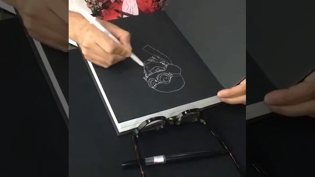 Master Kim Jung-Gi sketching Cletus the Desert Cobra Officer смотреть онлайн