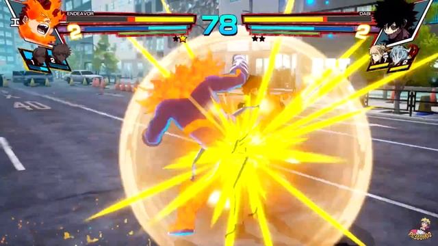 My Hero Academia: One's Justice - Endeavor vs Dabi! DLC Gameplay (1080p 60fps) смотреть онлайн