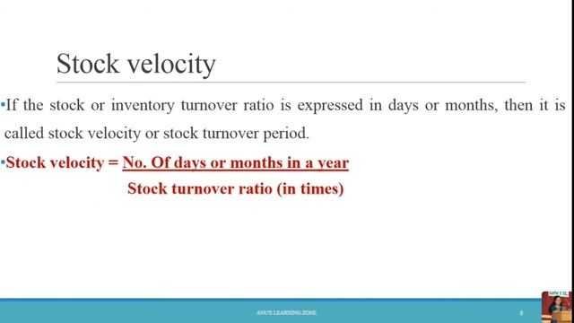 STOCK TURNOVER RATIO смотреть онлайн