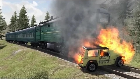 Железнодорожные аварии | BeamNG.drive