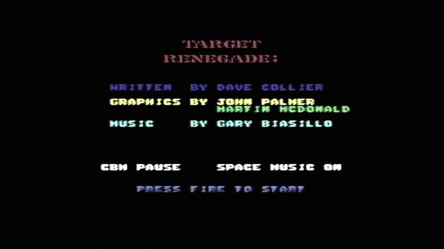 Target Renegade - Commodore 64 Cassette C64 (Full Loading & Gameplay) смотреть онлайн