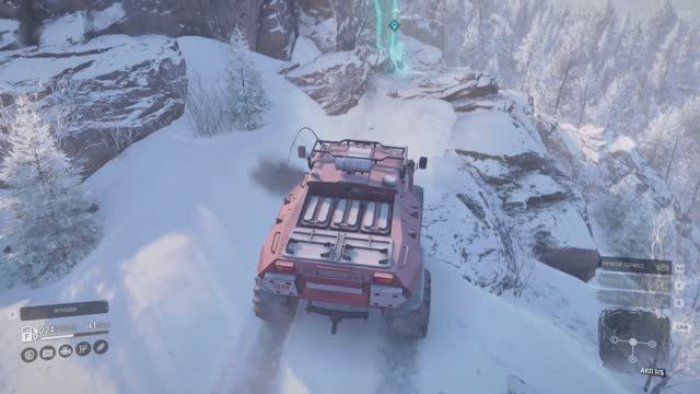 SnowRunner. Амур. Космодром. Исследуем карту. смотреть онлайн