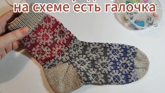 Январские носки "Снежинка"/Экспресс МК/Отчет СП Носочная коробочка_4 с @Katerina_Shurm #knitting смотреть онлайн