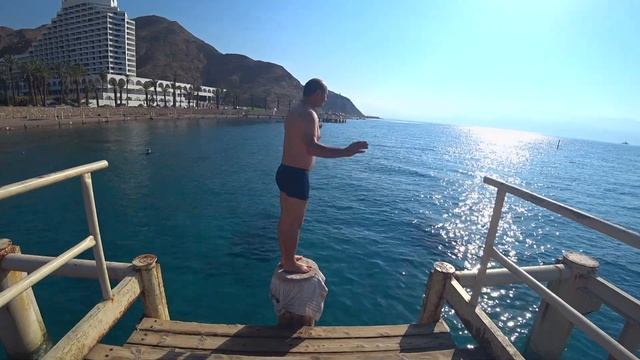 July on the Red Sea in Eilat. The best underwater action camera Sony. смотреть онлайн