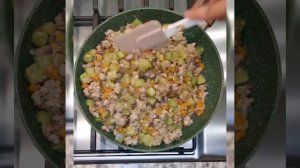 кабачки с рисом и фаршем #