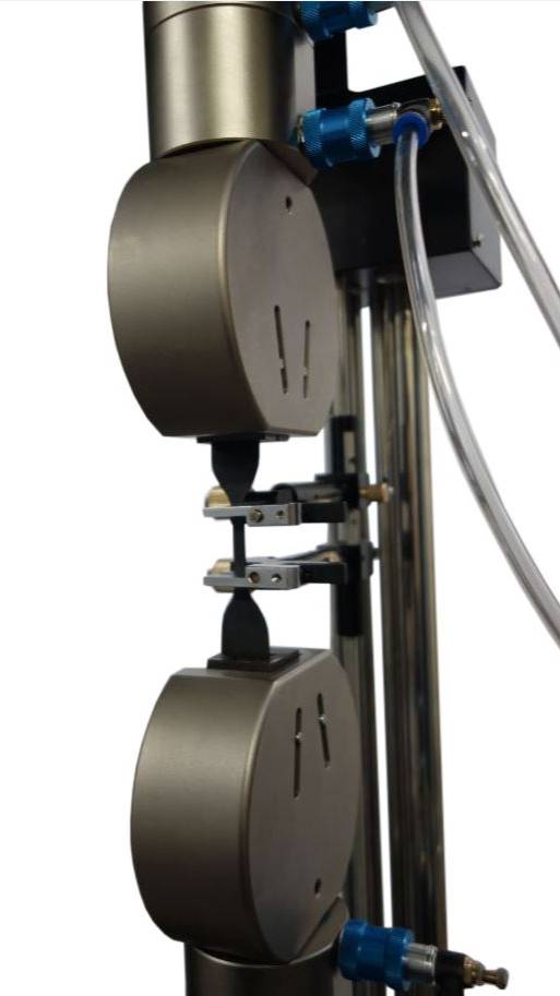 Захваты пневматические клиновые, работа с экстензометром MT-Z44 смотреть онлайн