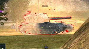 WOT Blitz классный бой на FV4005