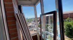 Остекление балкона. Устранение течи на балконе. Тёплое остекление