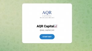 AQR Capital📈 - Что предлагает данный бот | вся правда о проекте