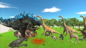 GODZILLA VS ALL UNIT - Animal Revolt Battle Simulator