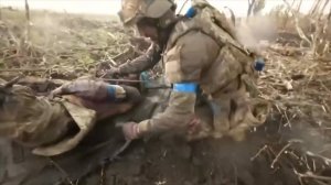 🔴Группа укронацистов попадает под миномётный обстрел в посадках к югу от н.п. «Удачного»🔴