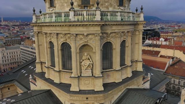 Budapest Hungary Via Drone.