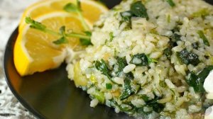 Такой гарнир годится в пир. РИС СО ШПИНАТОМ