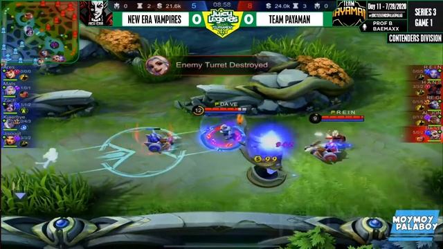 Juicy Legends/ TEAM PAYAMAN VS NEW ERA VAMPIRES GAME 1