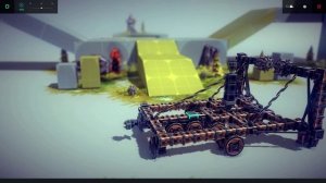 Besiege Alpha Gameplay- Siege Catapult by Saitam - Community Machine Spotlight #11